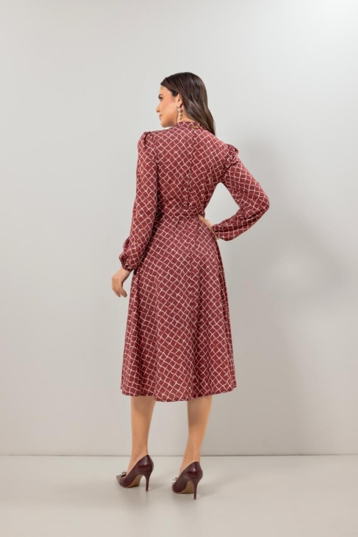 Chemise Gode Crepe Estampado