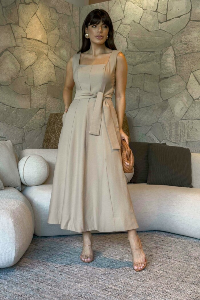 Vestido Midi Gode Alfaiataria