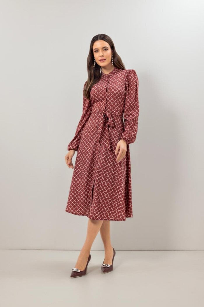 Chemise Gode Crepe Estampado