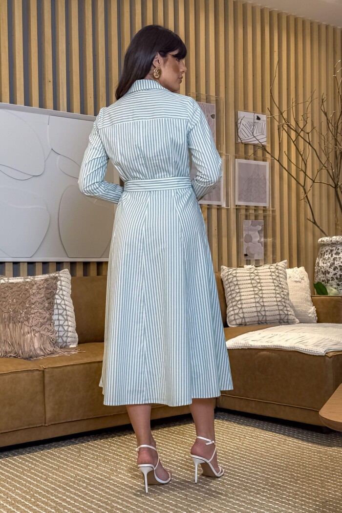 Vestido Chemise Midi