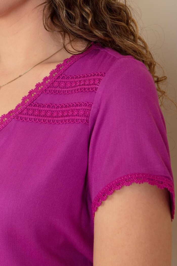 Blusa Isabel Fucsia